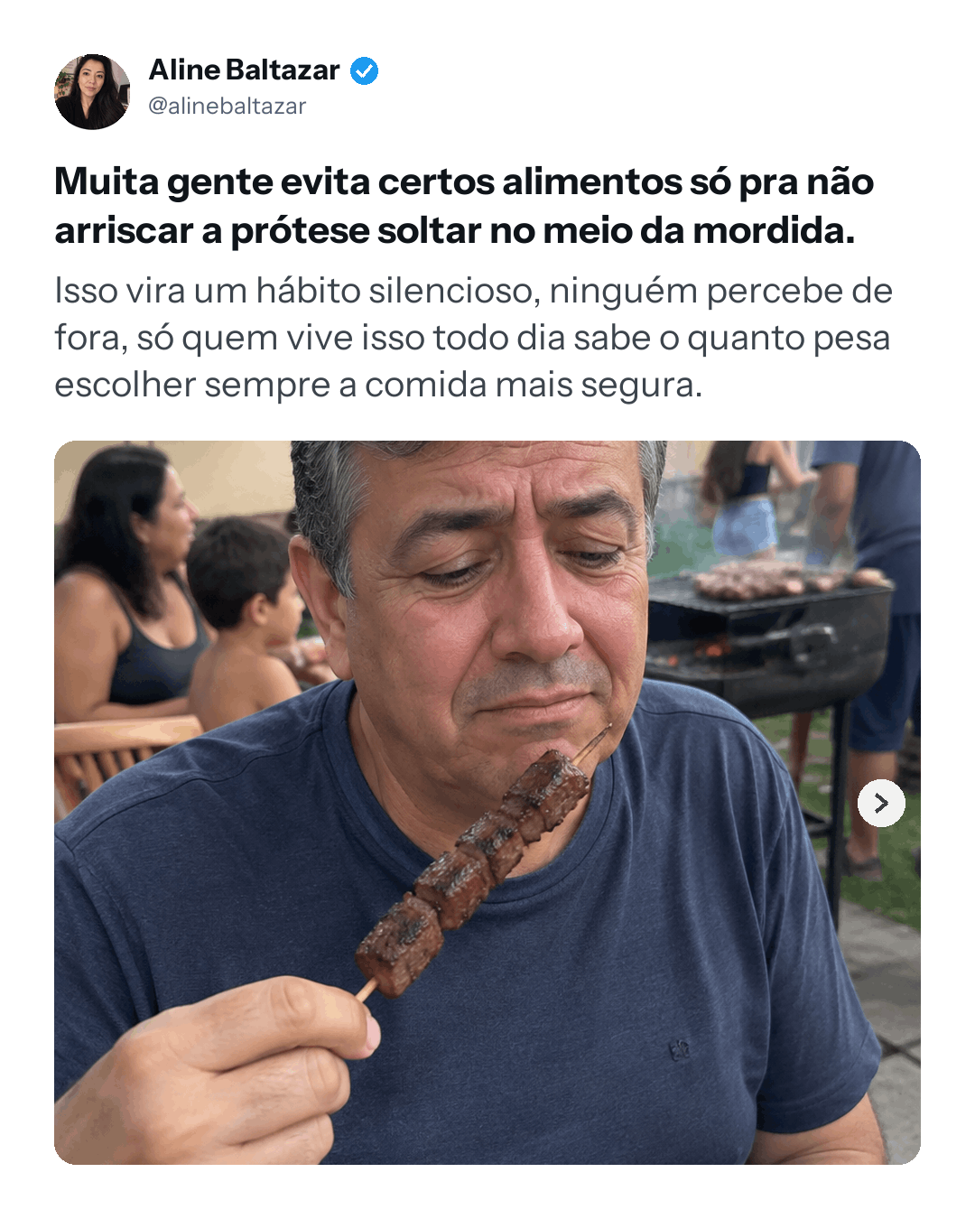 Slide 1 do carrossel estilo Twitter gerado pela DAI